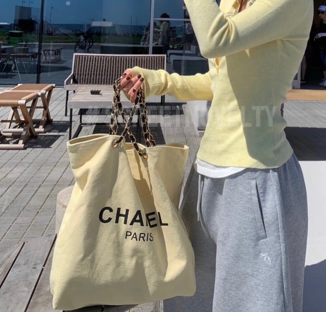  샤넬뷰티 골드체인 숄더백 아이보리 상품이미지2