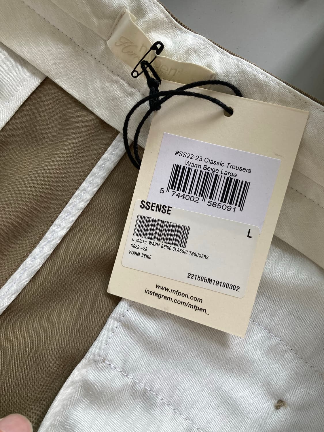 Mfpen Classic Trousers 상품이미지3