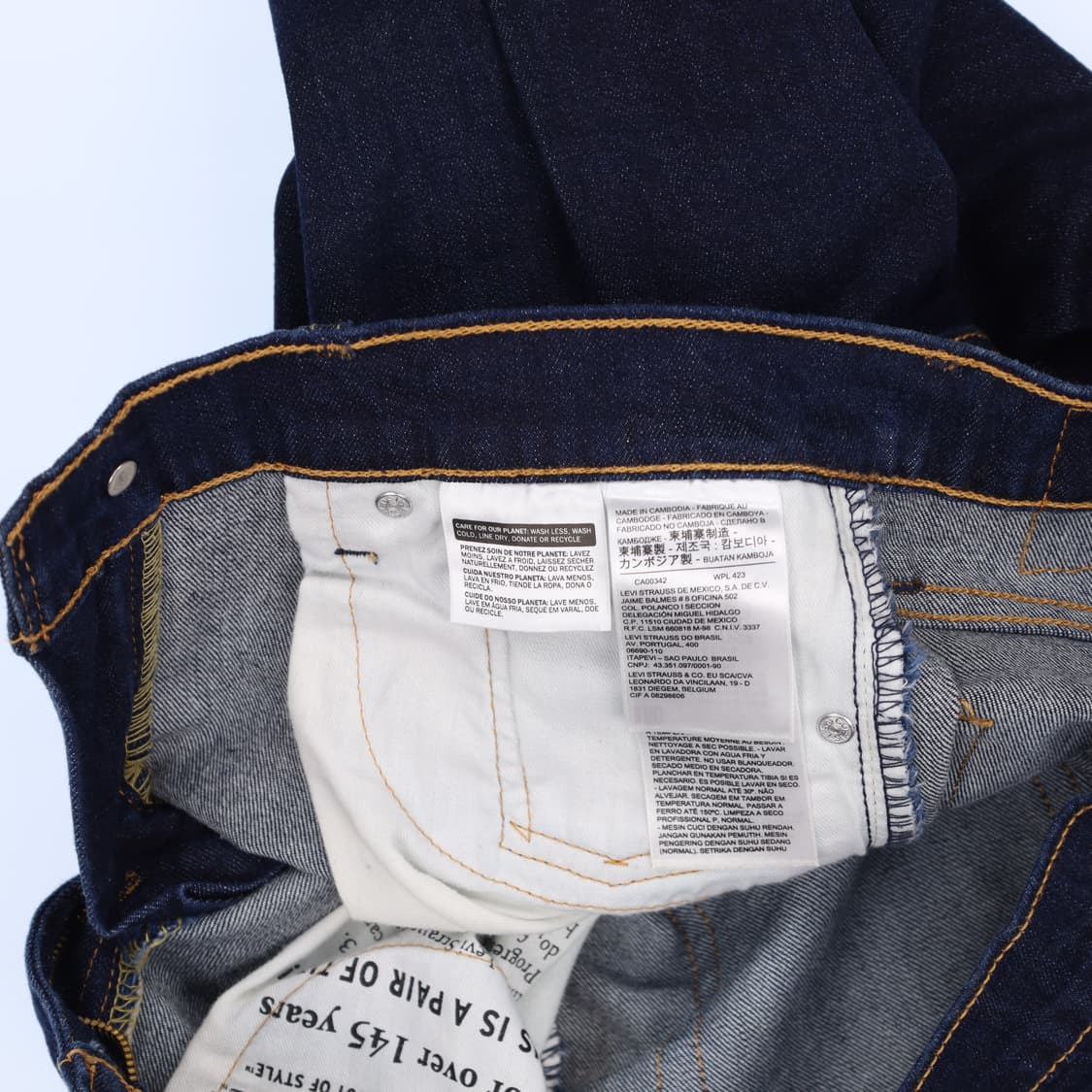 W28L32 리바이스 510 데님팬츠 0121H2 상품이미지5