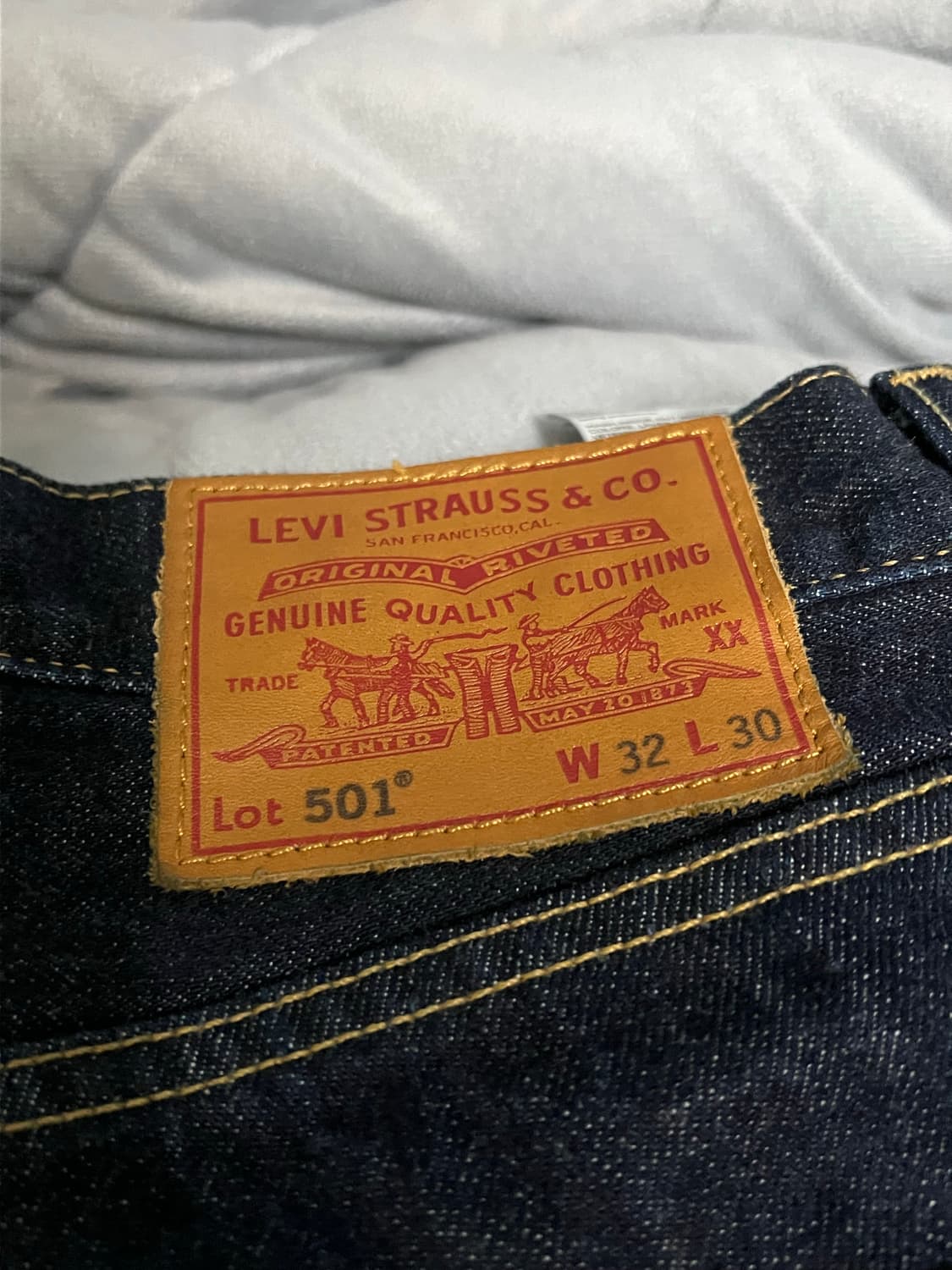 리바이스 생지 데님 501 상품이미지6