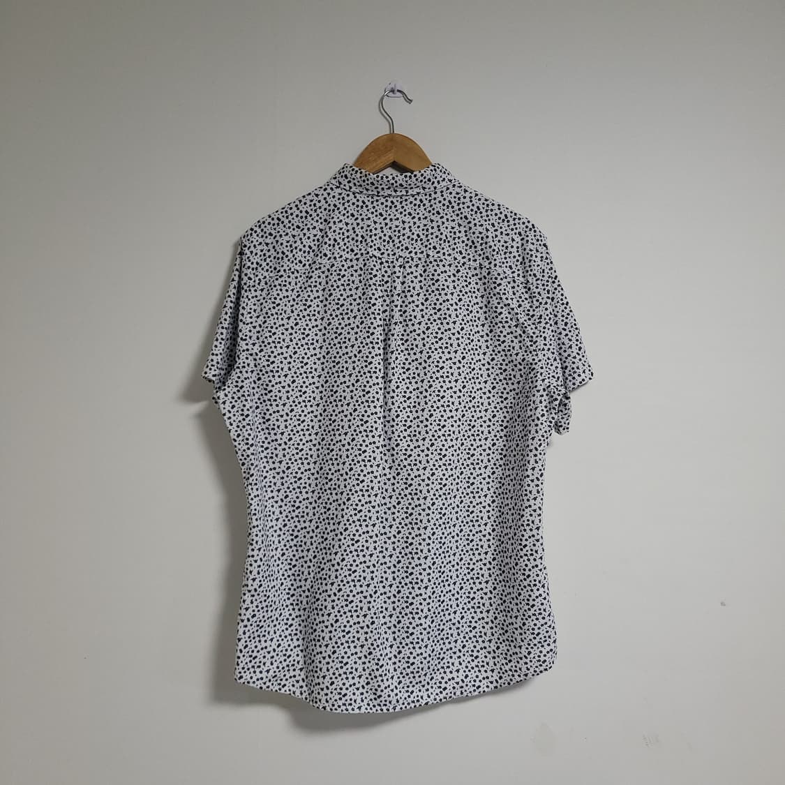 (L) GAP 갭 꽃무늬 도트 반팔 셔츠 남방 상품이미지5