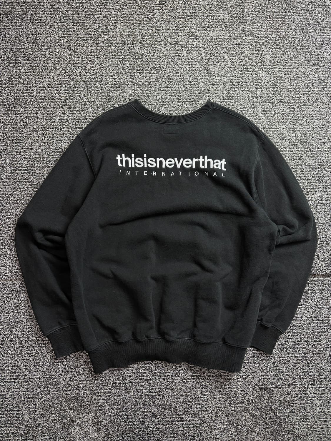 디스이즈네버댓 아치빅로고 해비코튼 맨투맨 2498 상품이미지4