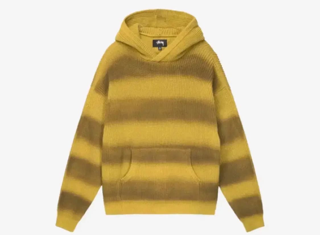 (XL) 스투시 스프레이 다이드 탄 후드  상품이미지1