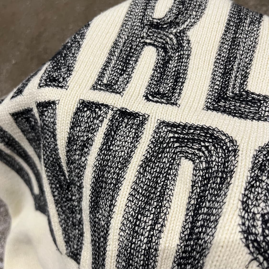 90s 할리데이비슨 빅로고 니트 (100) 상품이미지6