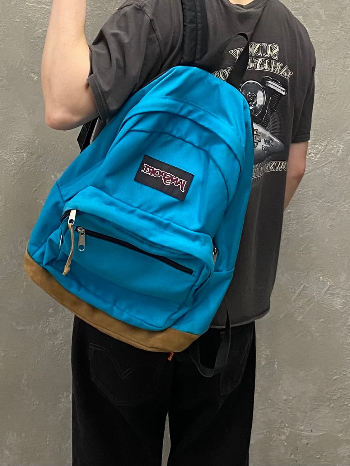 [35*50 ] Jansport 잔스포츠 스웨이드 바텀 백팩 상품이미지8