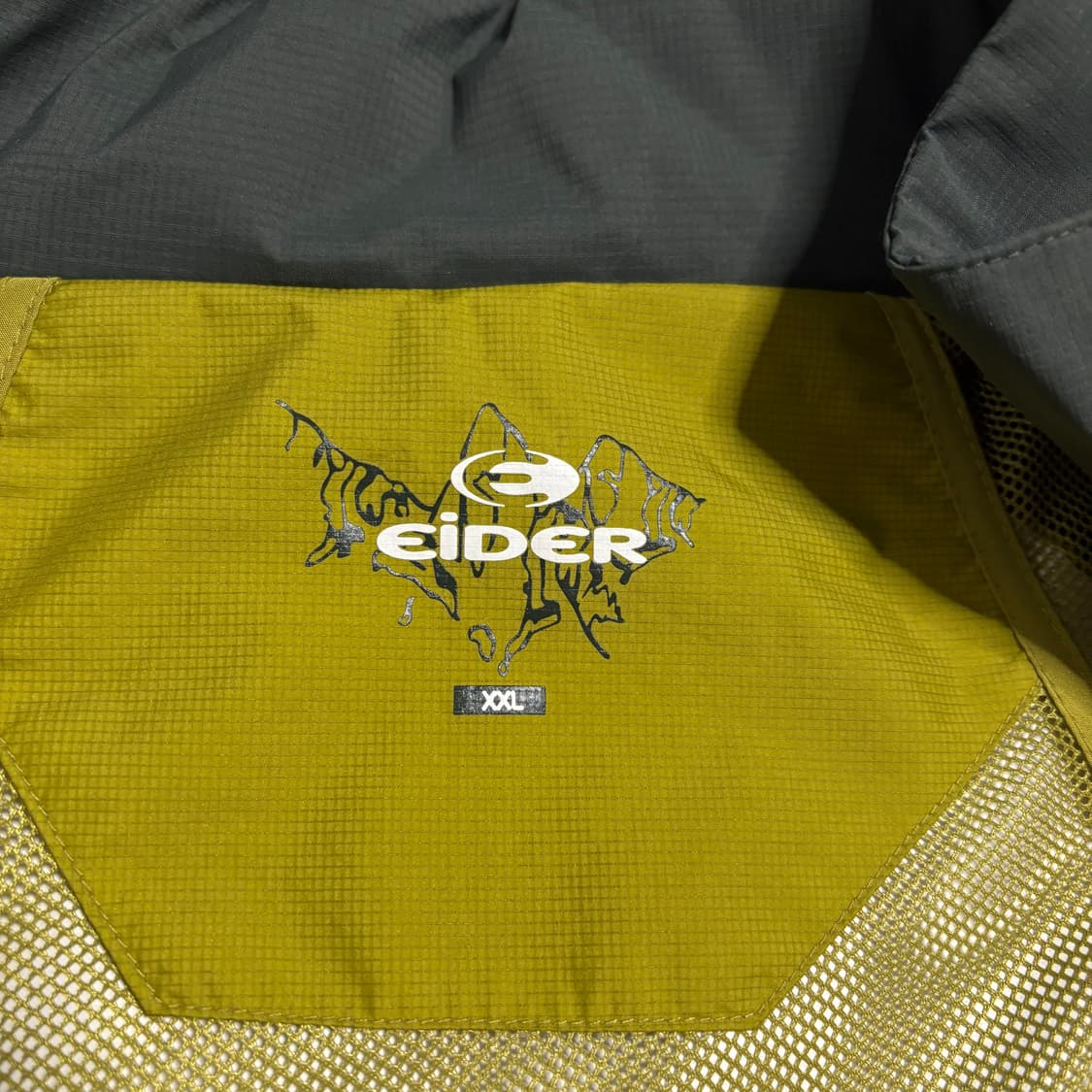 정품 아이더 아웃도어 배색 바람막이 나일론 집업 자켓 빅사이즈 상품이미지7