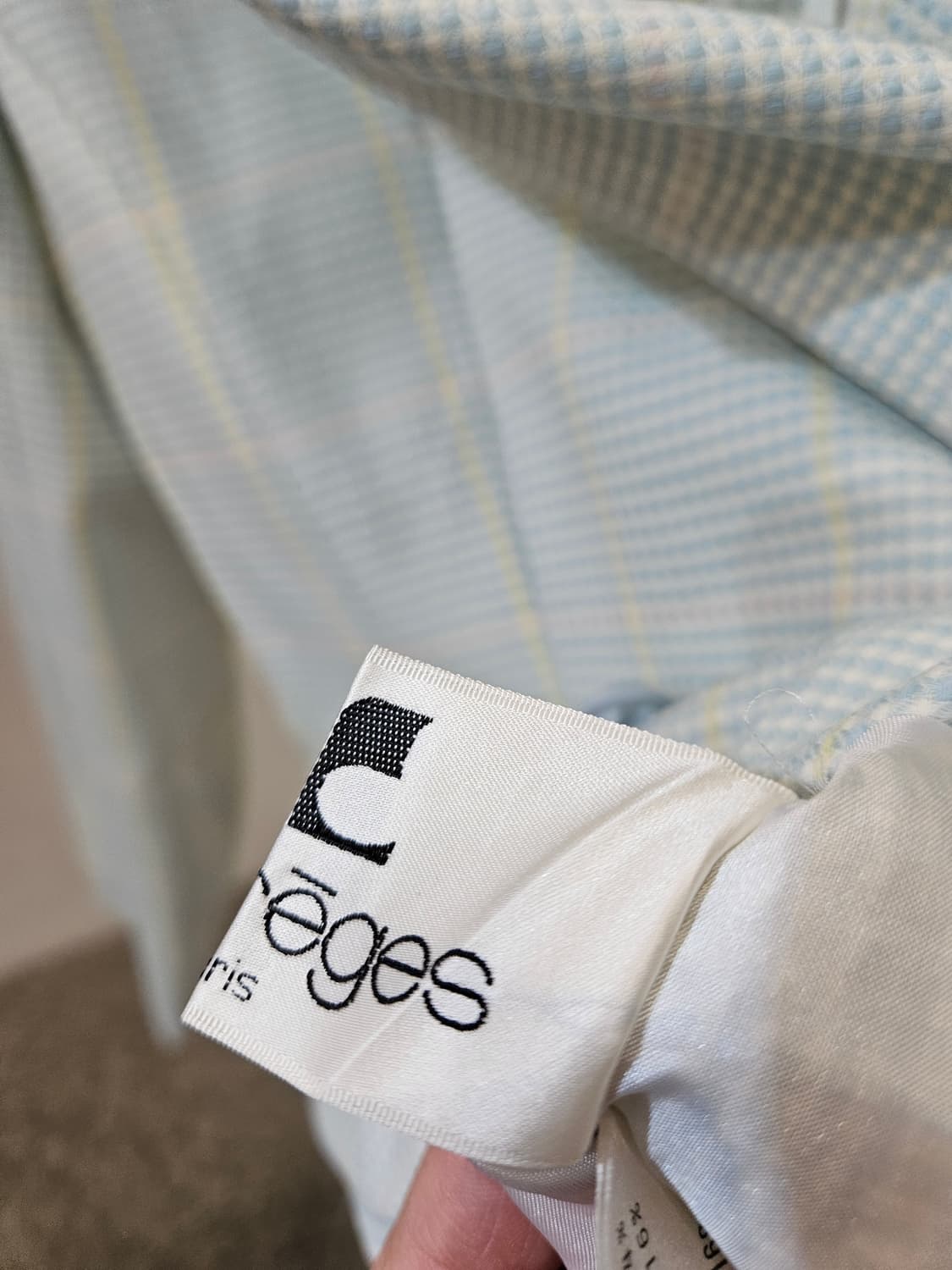 꾸레쥬 울 트위드 셋업 상품이미지4