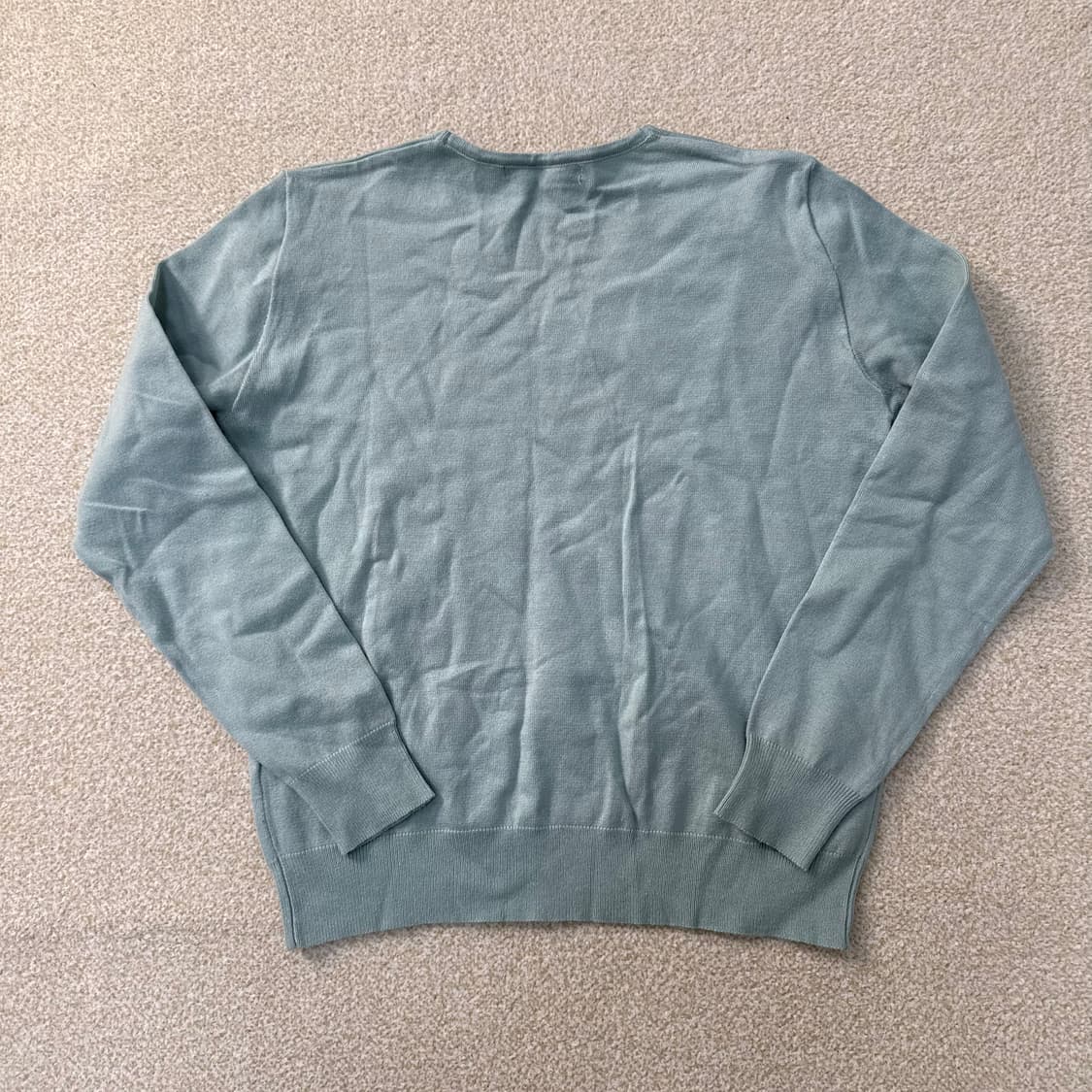 L 미쏘 브이넥 홀가먼터 니트 0210T 상품이미지2