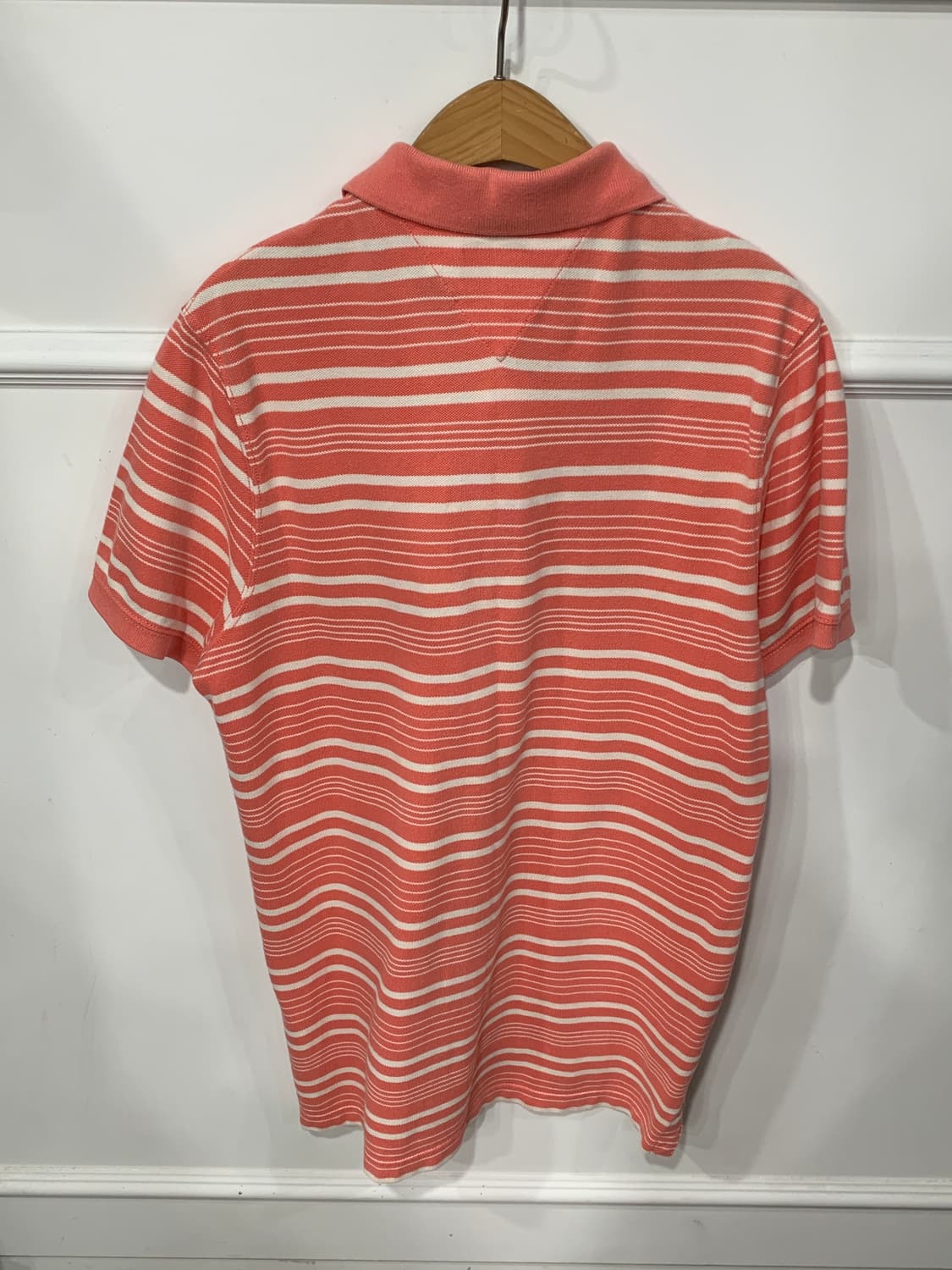 타미힐피거 M 코랄 반팔 카라 티셔츠 상품이미지3