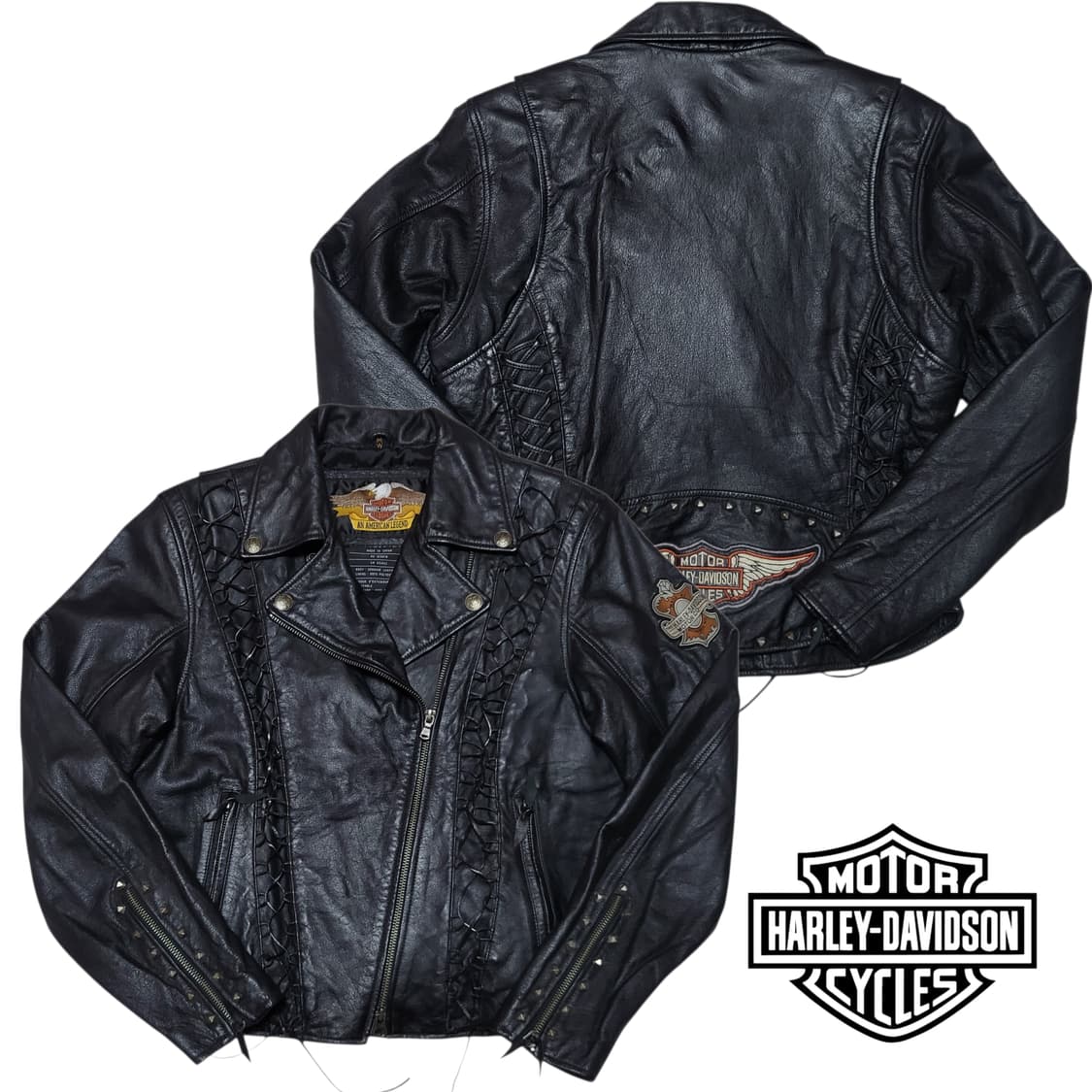 (여성 M) 04SS 프로토타입 할리데이비슨 가죽자켓 라이더자켓 상품이미지1