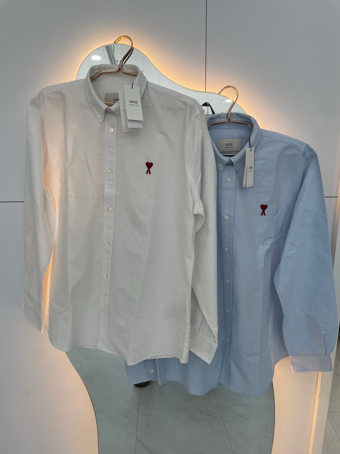 [정품] [새상품] 아미 옥스포드 셔츠 남여공용 상품이미지1