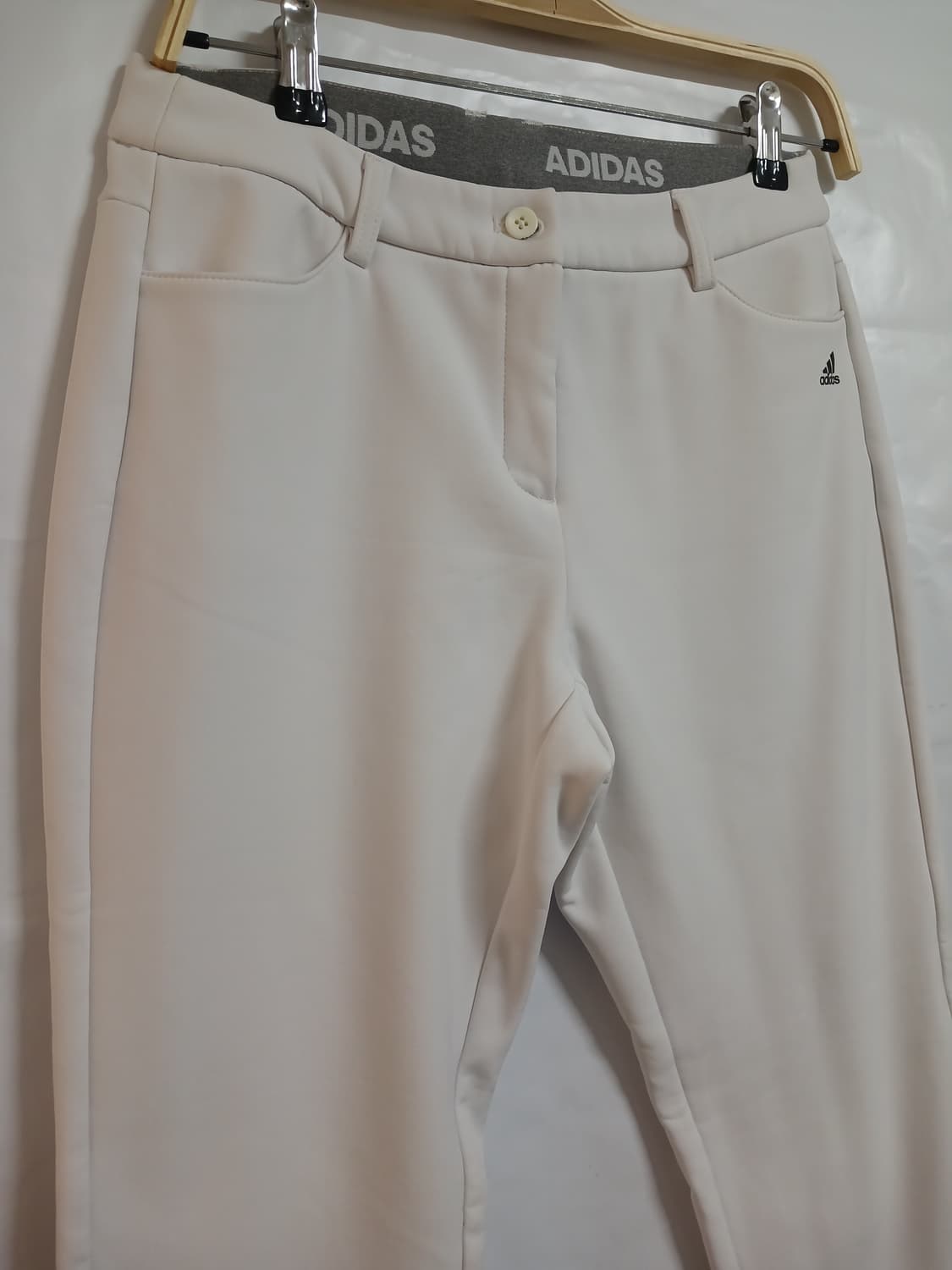 (28)아디다스골프  여성 기모안감팬츠 화이트 상품이미지2