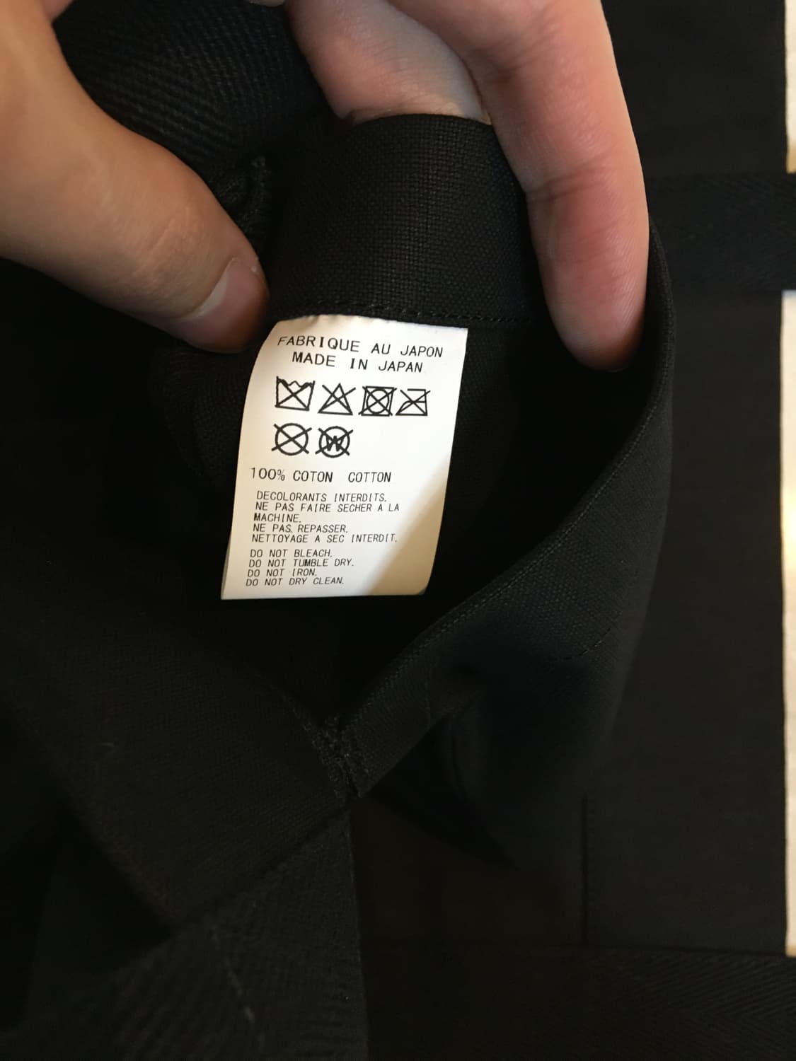 요지야마모토 캔버스백 상품이미지5