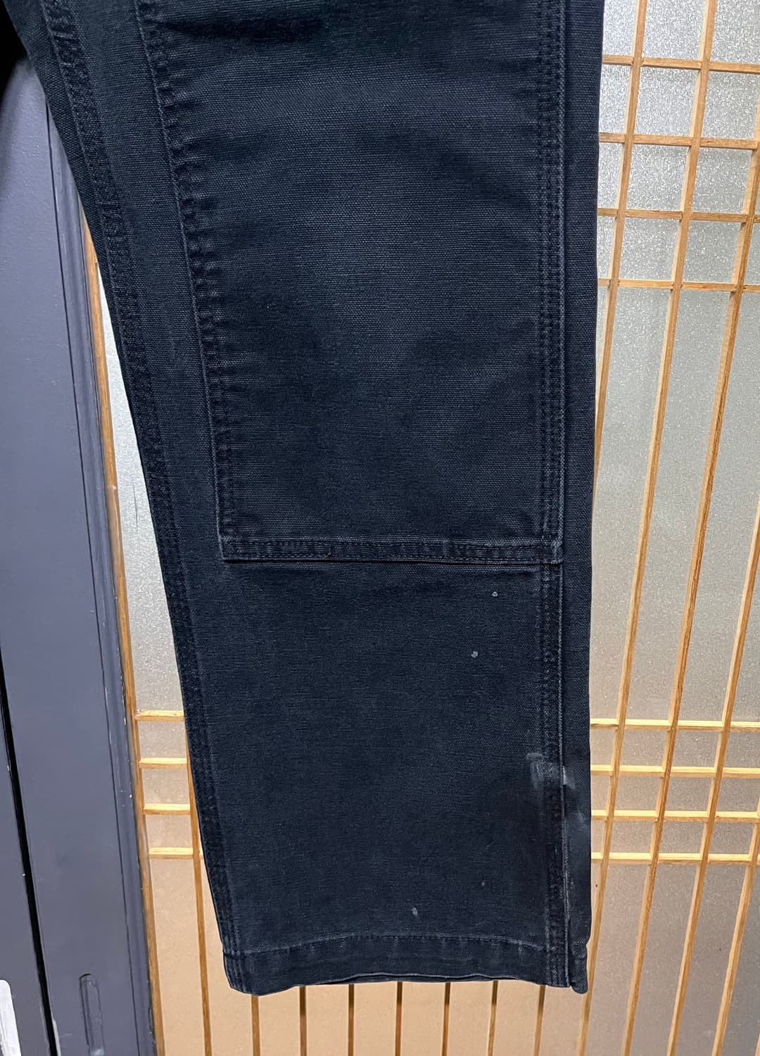 35in)칼하트 빈티지 더블니 팬츠 b13 블랙 상품이미지3