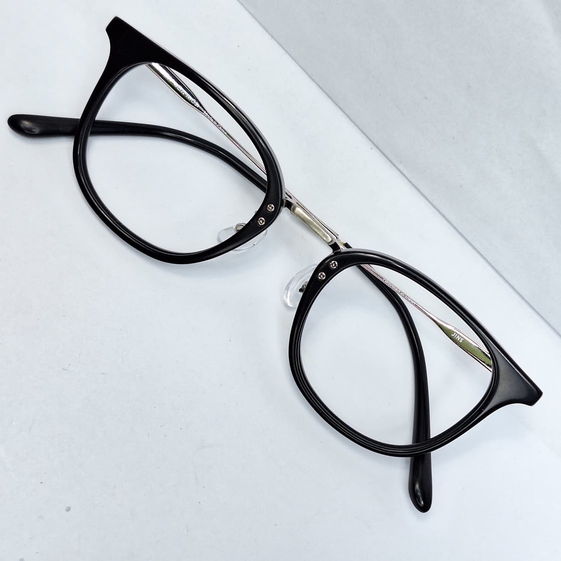 JINS 진스 MCF-18A-162 클래식 콤비네이션 안경테 안경/일본  상품이미지1