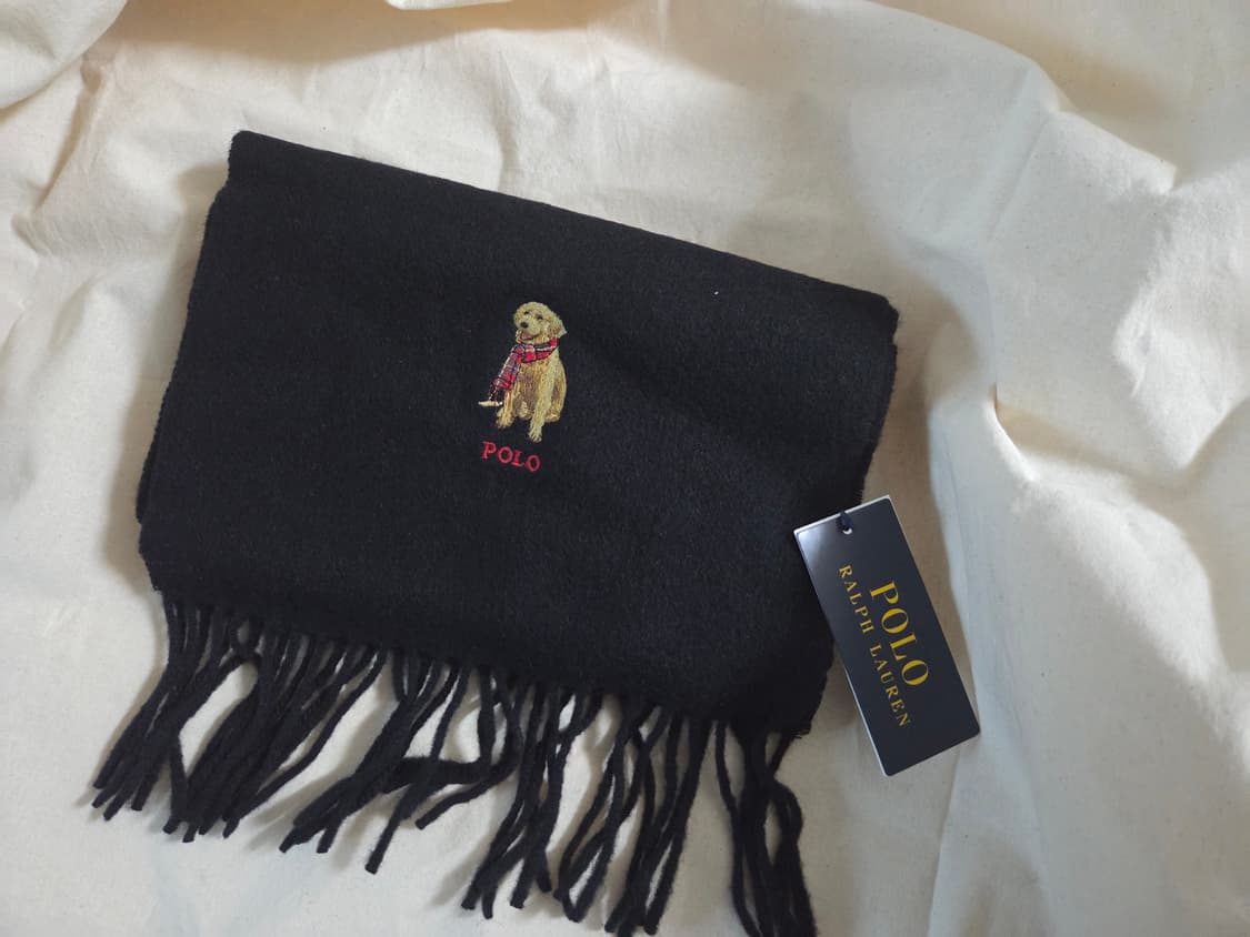 [새상품] 폴로 랄프로렌 니트 울 강아지 머플러 상품이미지1
