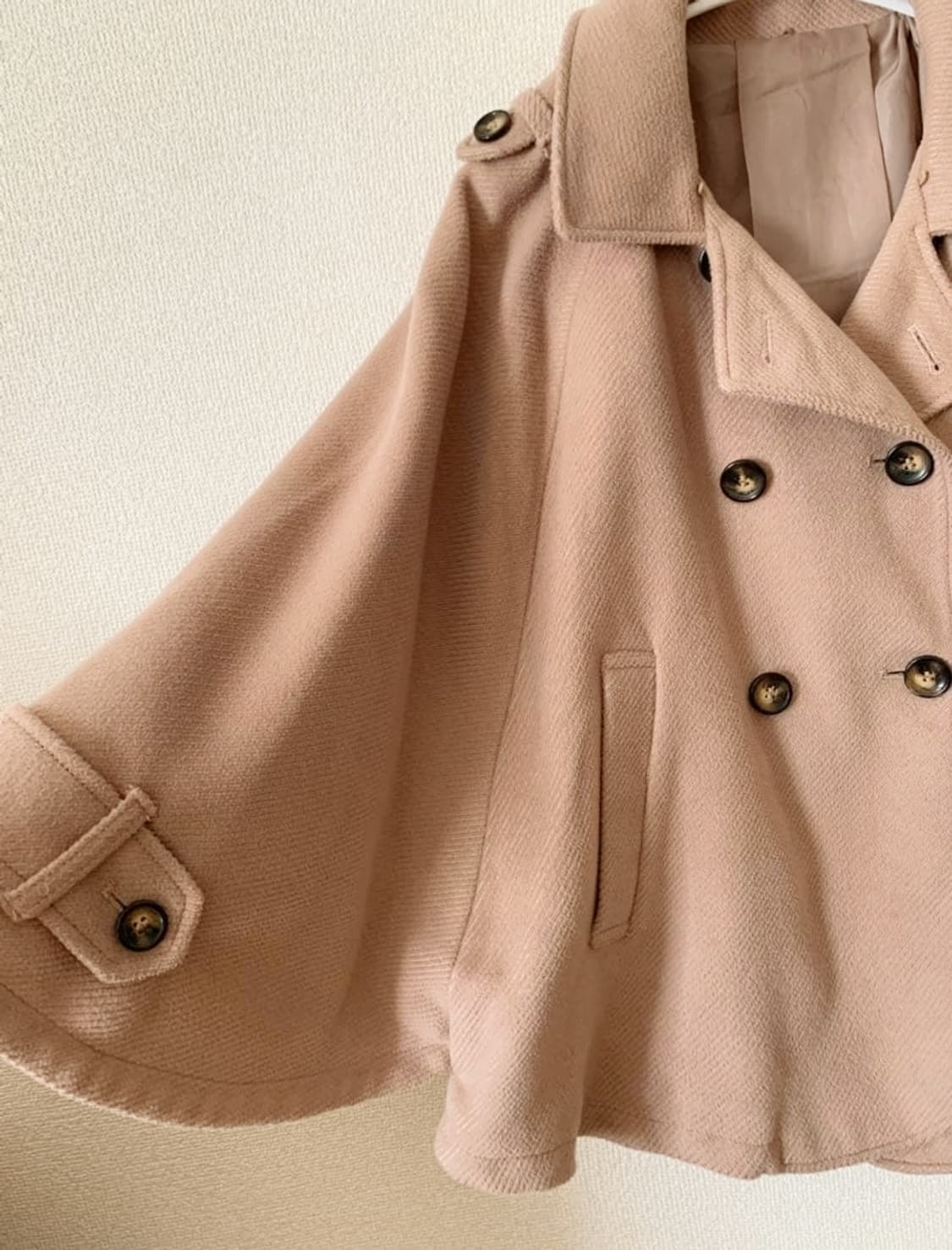 빈티지 망토코트 케이프 판초 달천 대장 캐캐체 핀터깔 히메로맨틱라떼갸루 상품이미지3