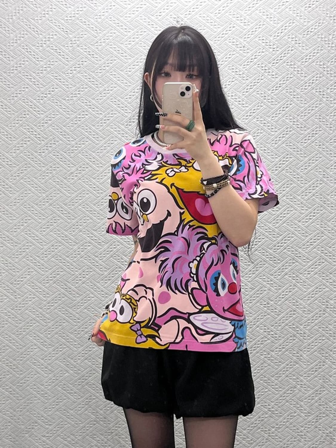 유니버셜 스튜디오 재팬 키치 엘모와 친구들 반팔티 S C10612 상품이미지2