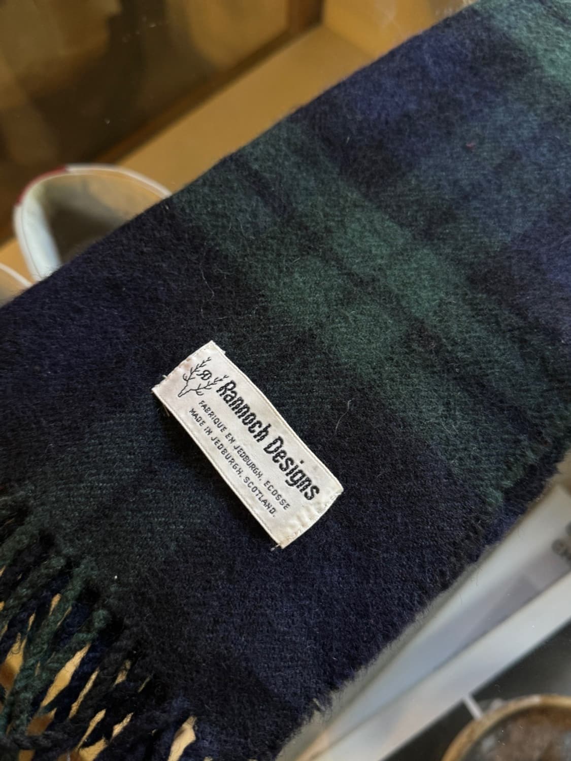 RANNOCH DESIGNS 블랙와치 램스울 머플러 상품이미지5