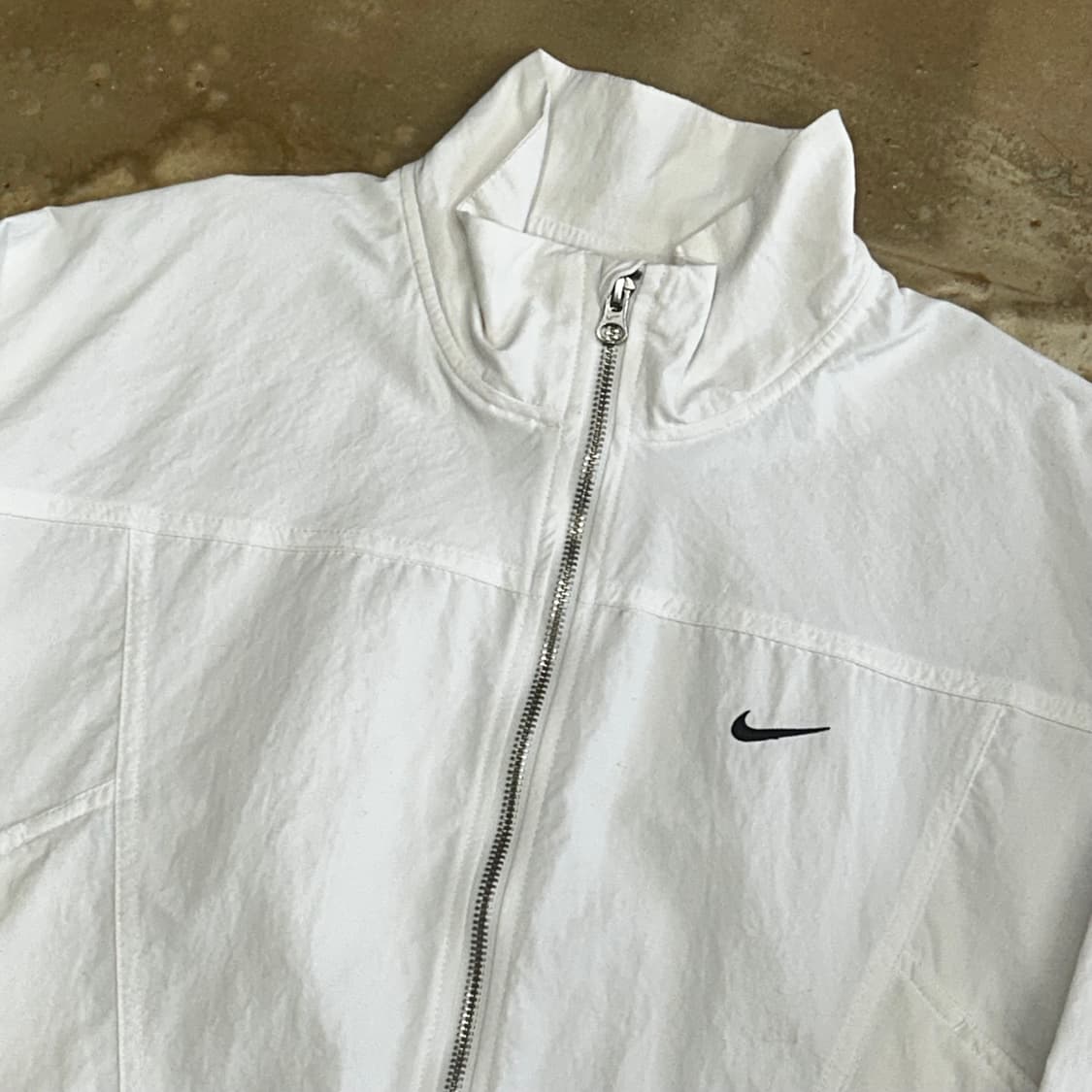 XL 나이키 스우시 화이트 크롭 바람막이 상품이미지1