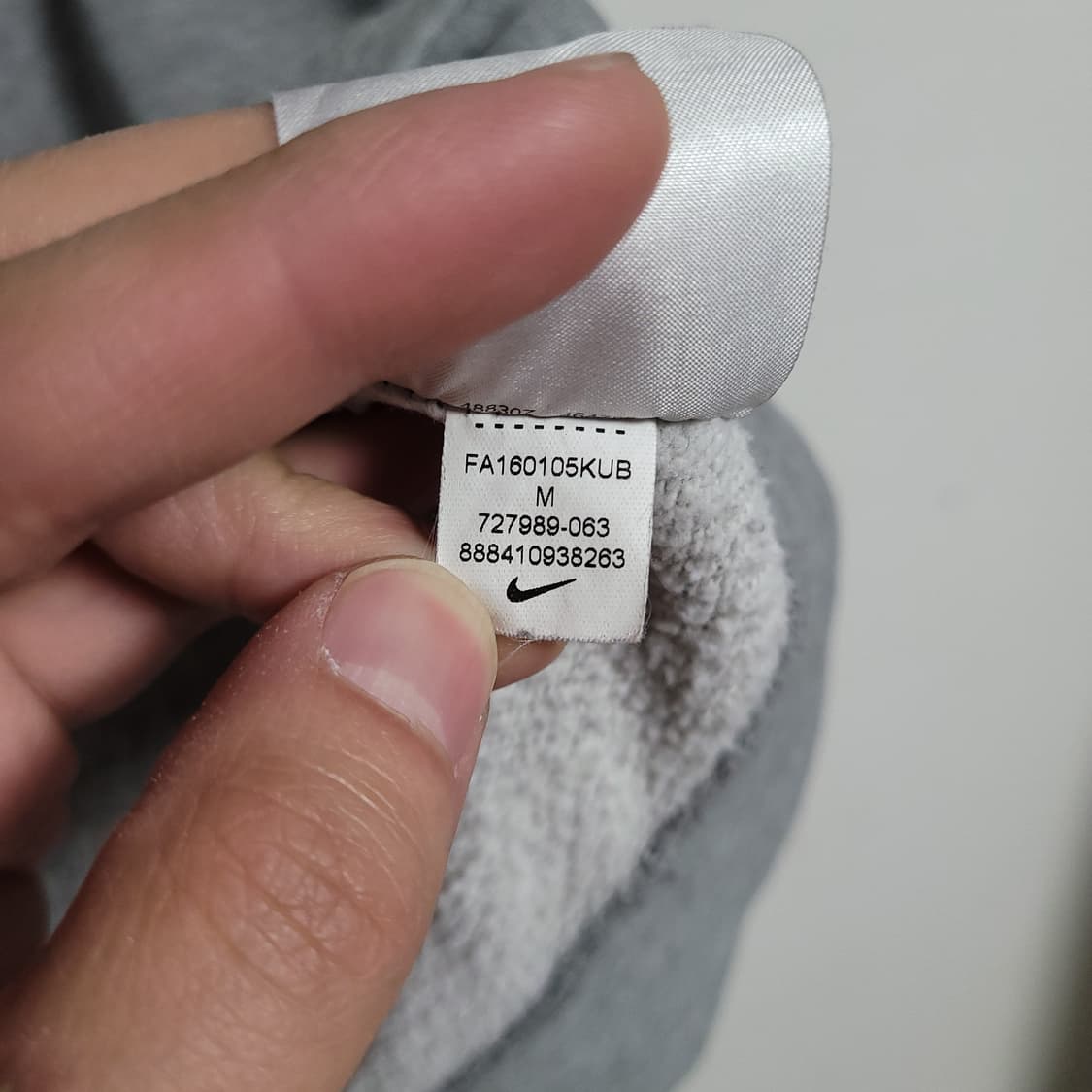 (M) NIKE 나이키 그레이 하프집업 맨투맨 상품이미지3