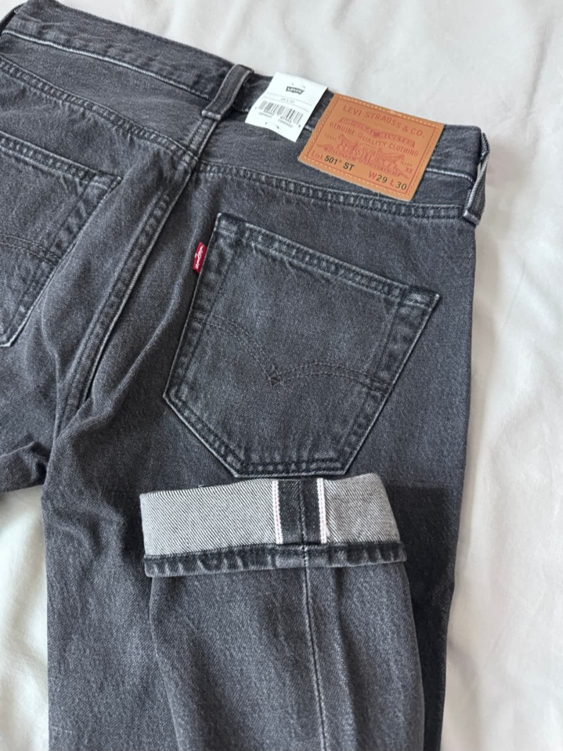리바이스 / 프리미엄 501 슬림 테이퍼드 셀비지 데님 진 / 29X30 상품이미지4