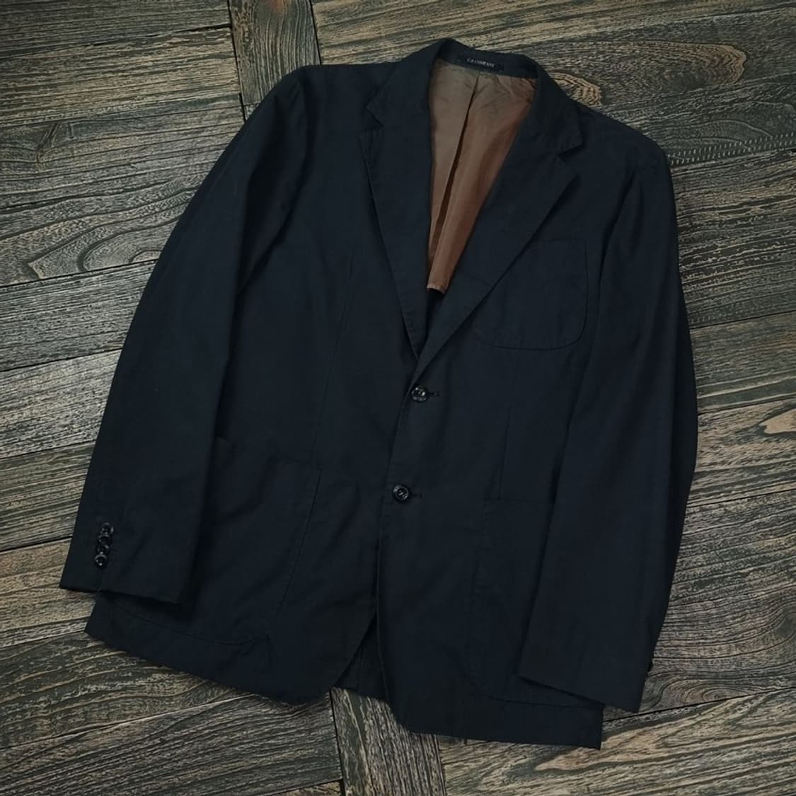 [씨피컴퍼니] 빈티지 코튼 블레이저 자켓 블랙 P01209 상품이미지1