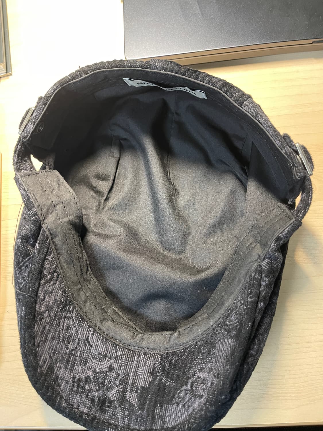 [급처] 노쿨러스 페이즐리 리벳 헌팅 캡 블랙 상품이미지5