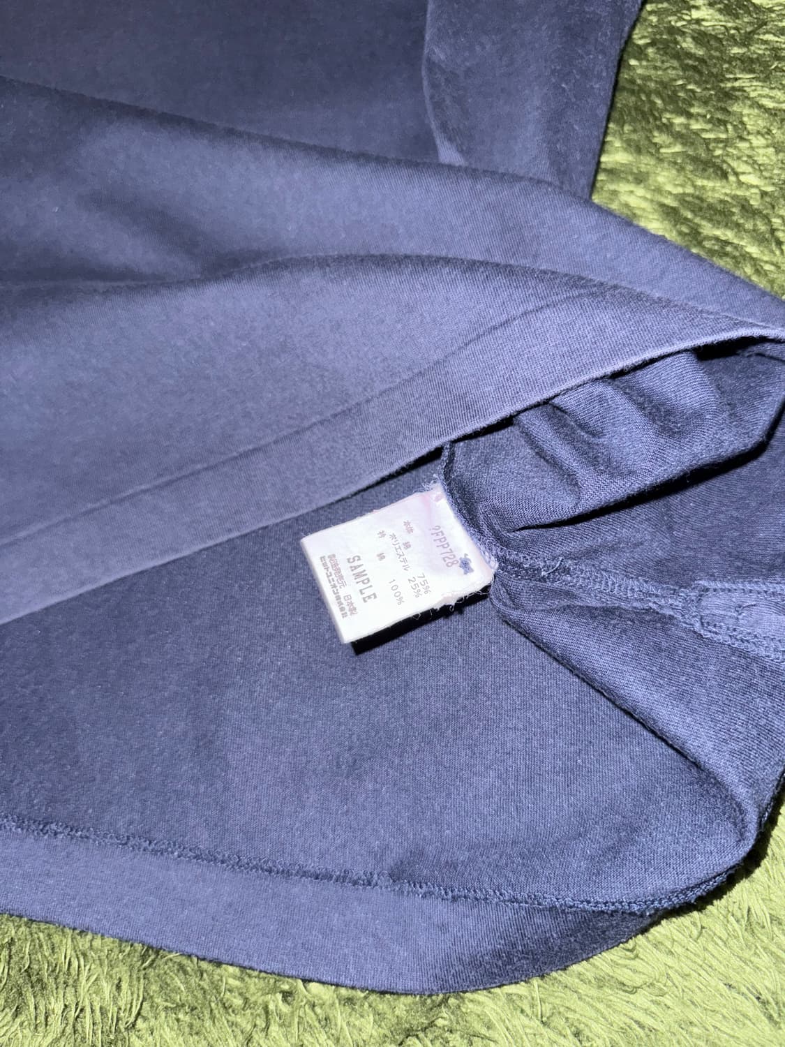 [L] 프레드 페리 샘플 MADE IN JAPAN 폴로 티셔츠 네이비 상품이미지6