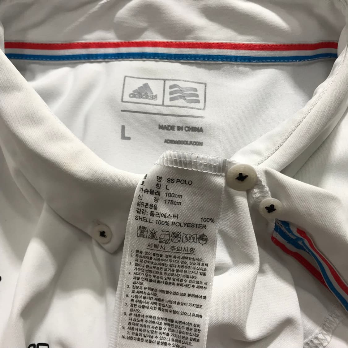 [L] 아디다스(ADIDAS) 골프 프린트 반팔 폴로티셔츠p714 상품이미지5