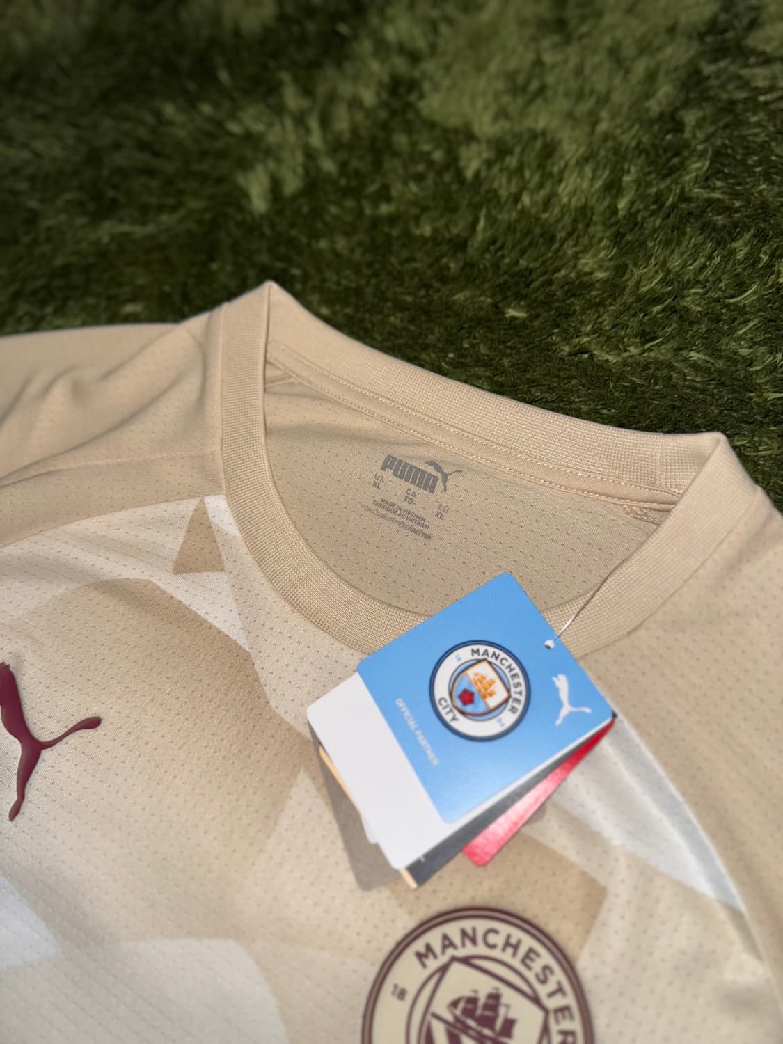 [L] 푸마 맨시티 2023/24 프리매치 저지 그래놀라 논마킹 상품이미지3