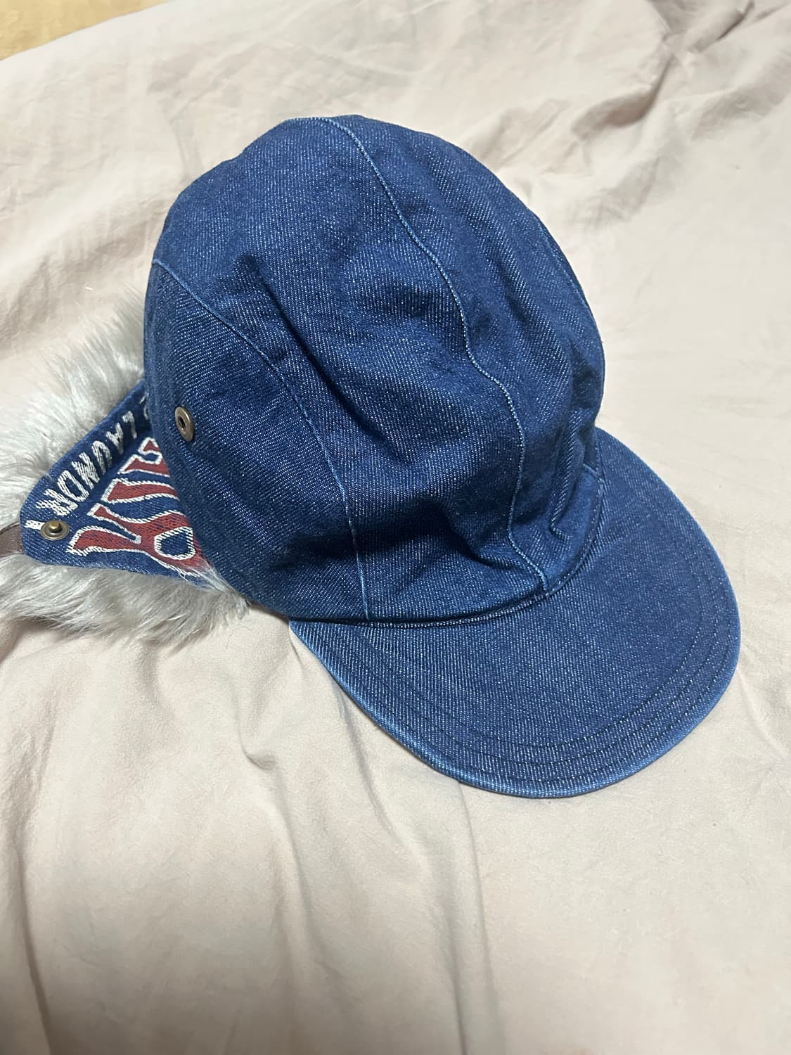 캐피탈 11.5온즈 데님 런드리 헌터 캡 인디고 상품이미지2