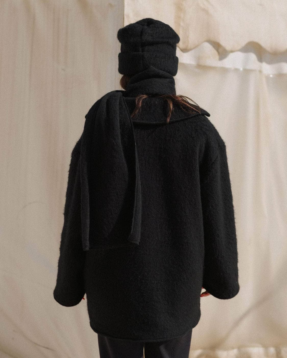 베이스레인지 25fw Ser 울 비니/블랙 상품이미지6