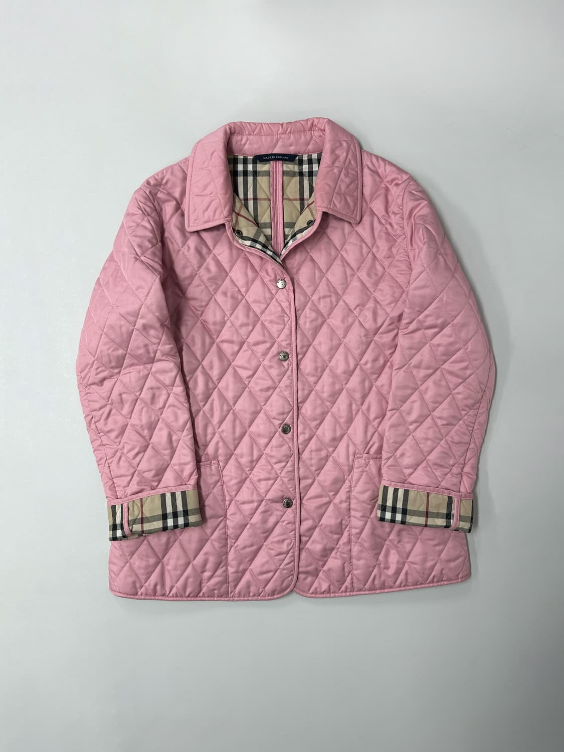 버버리 영국판 체크 퀼팅 자켓 상품이미지1