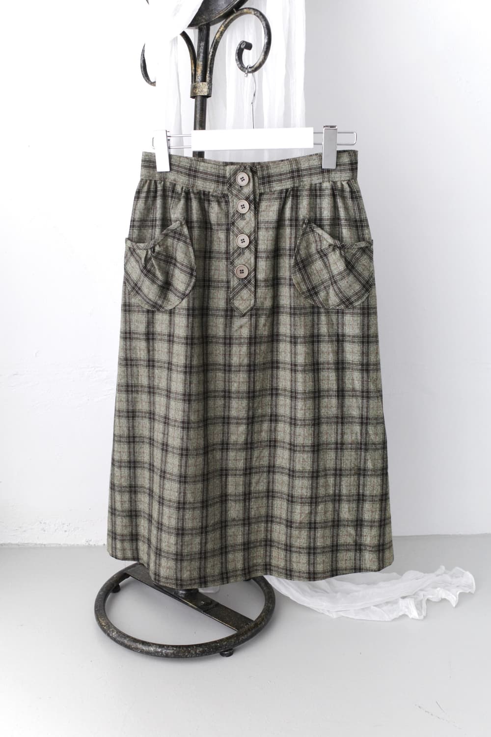 check pocket skirt 상품이미지1