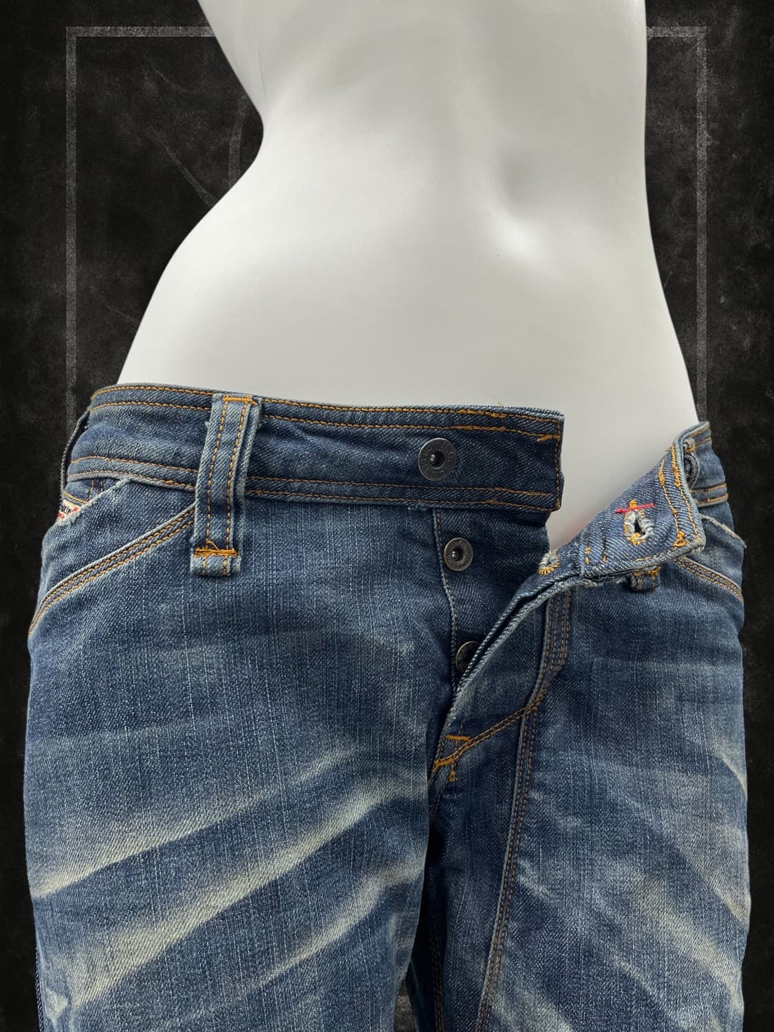 'DIESEL' washing denim western style pan 상품이미지4