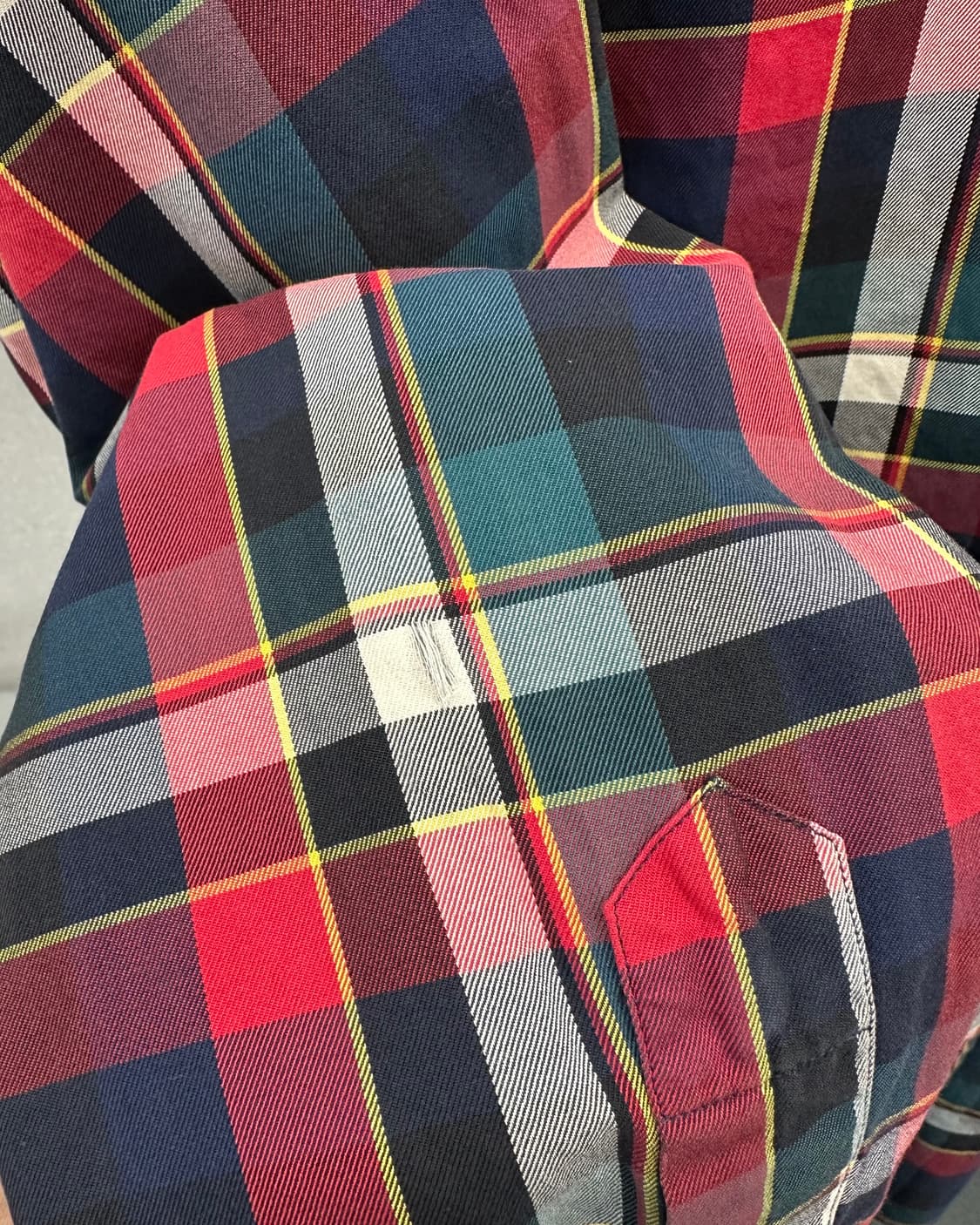 (95)90'S 폴로 체크 셔츠-M1969 상품이미지4