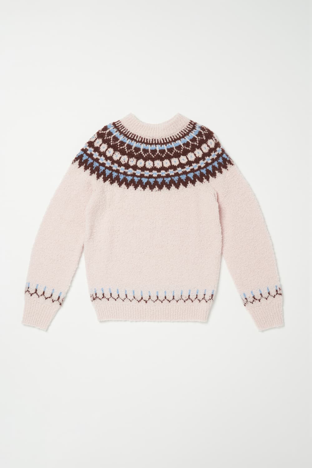 VIA JACQUARD HALFNECK KNIT 상품이미지8