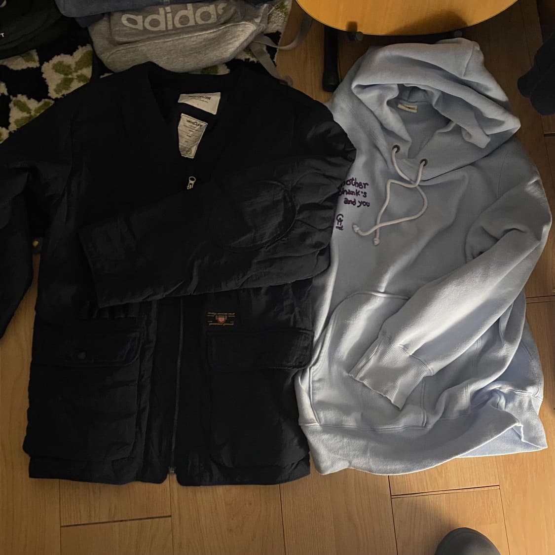 빈티지 상의 세트 💙🩵 상품이미지2