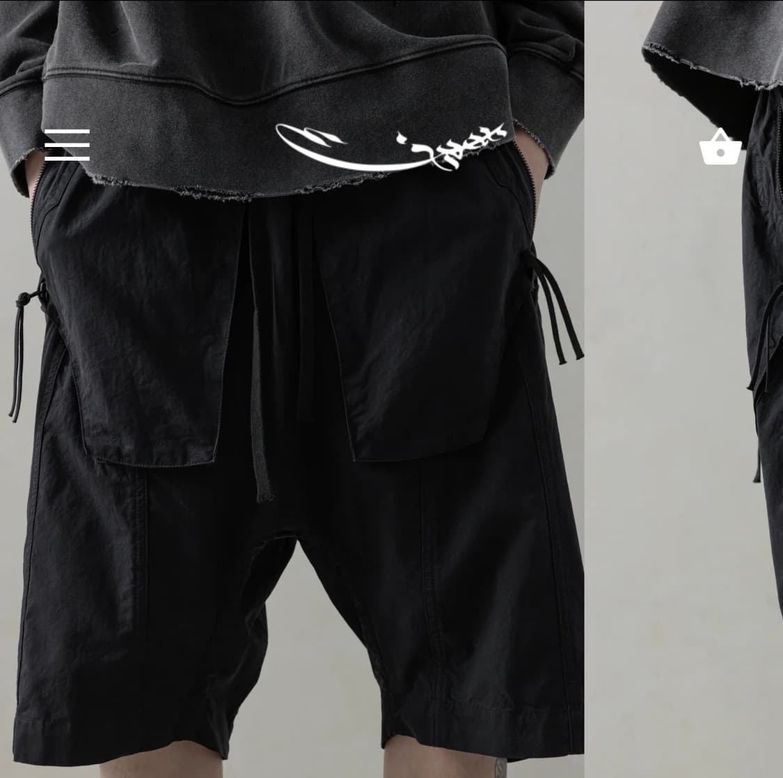 Object-dyed Shorts (Black) / Professor.E 상품이미지8