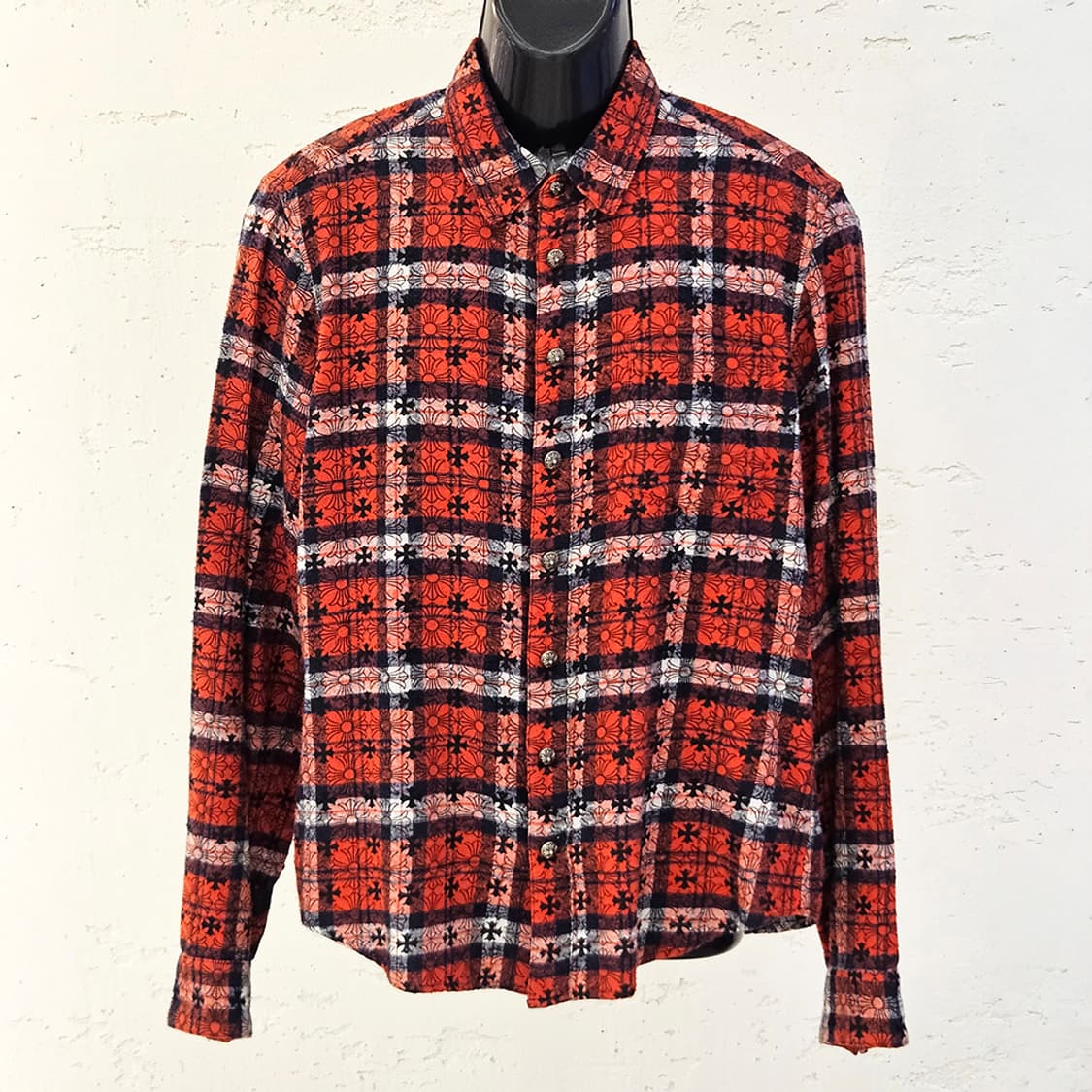 [M] 크롬하츠 루즈앤리스 셔츠 자켓 레드 B1213C175 상품이미지1