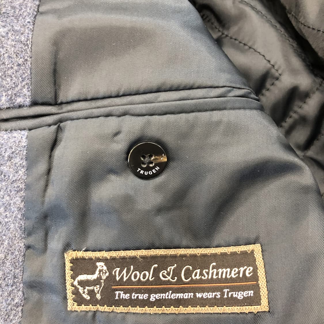 트루젠 캐시미어 체스터 블루 울코트 105사이즈 상품이미지8