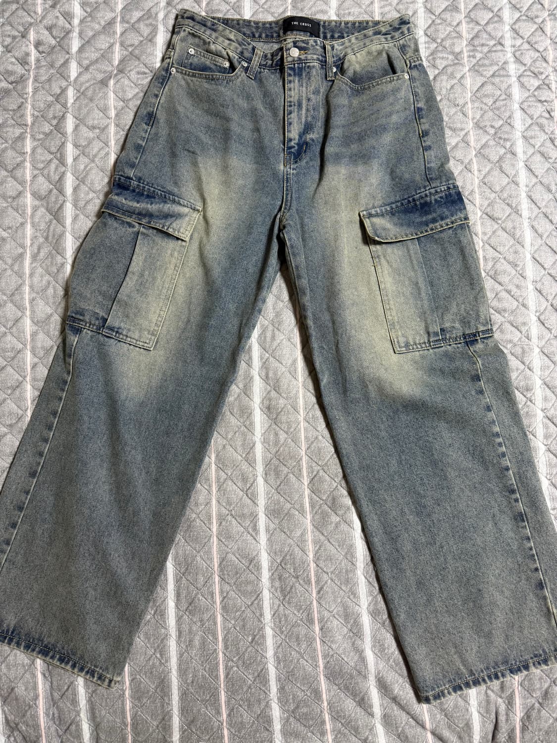 와이드 카고 데님 팬츠 상품이미지2