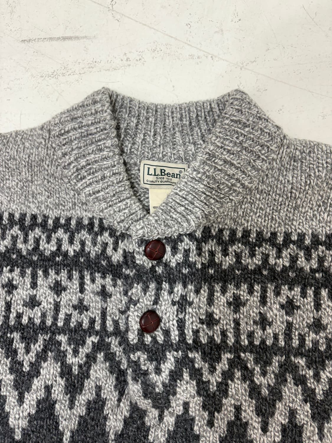 00‘s LL Bean Fair isle Lams Wool Sweater 상품이미지2