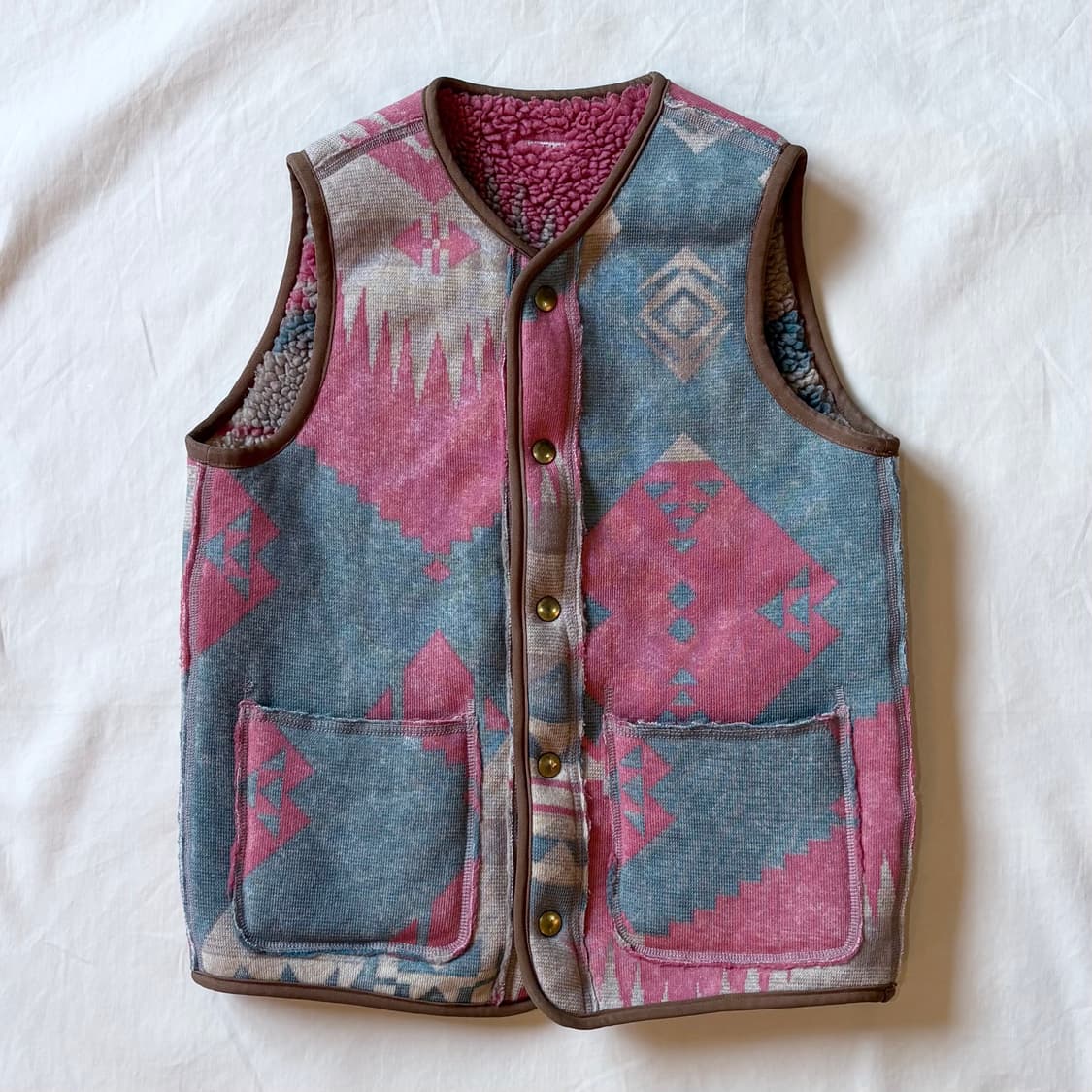 (1 S) KAPITAL 네이티브 나바호 리버서블 플리스 베스트 상품이미지1