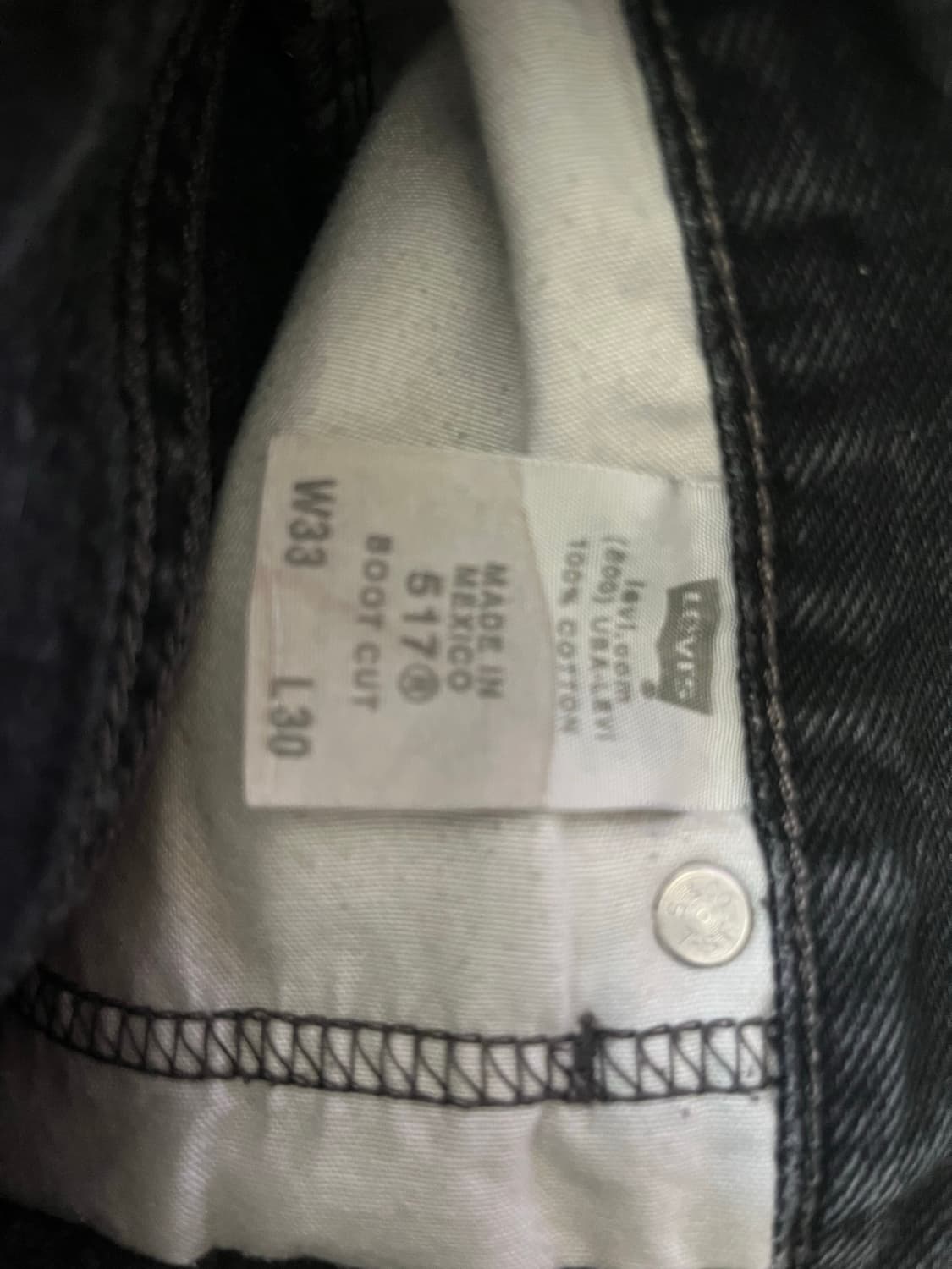 00s리바이스 부츠컷 데님 플레어진 517w33l30 상품이미지4