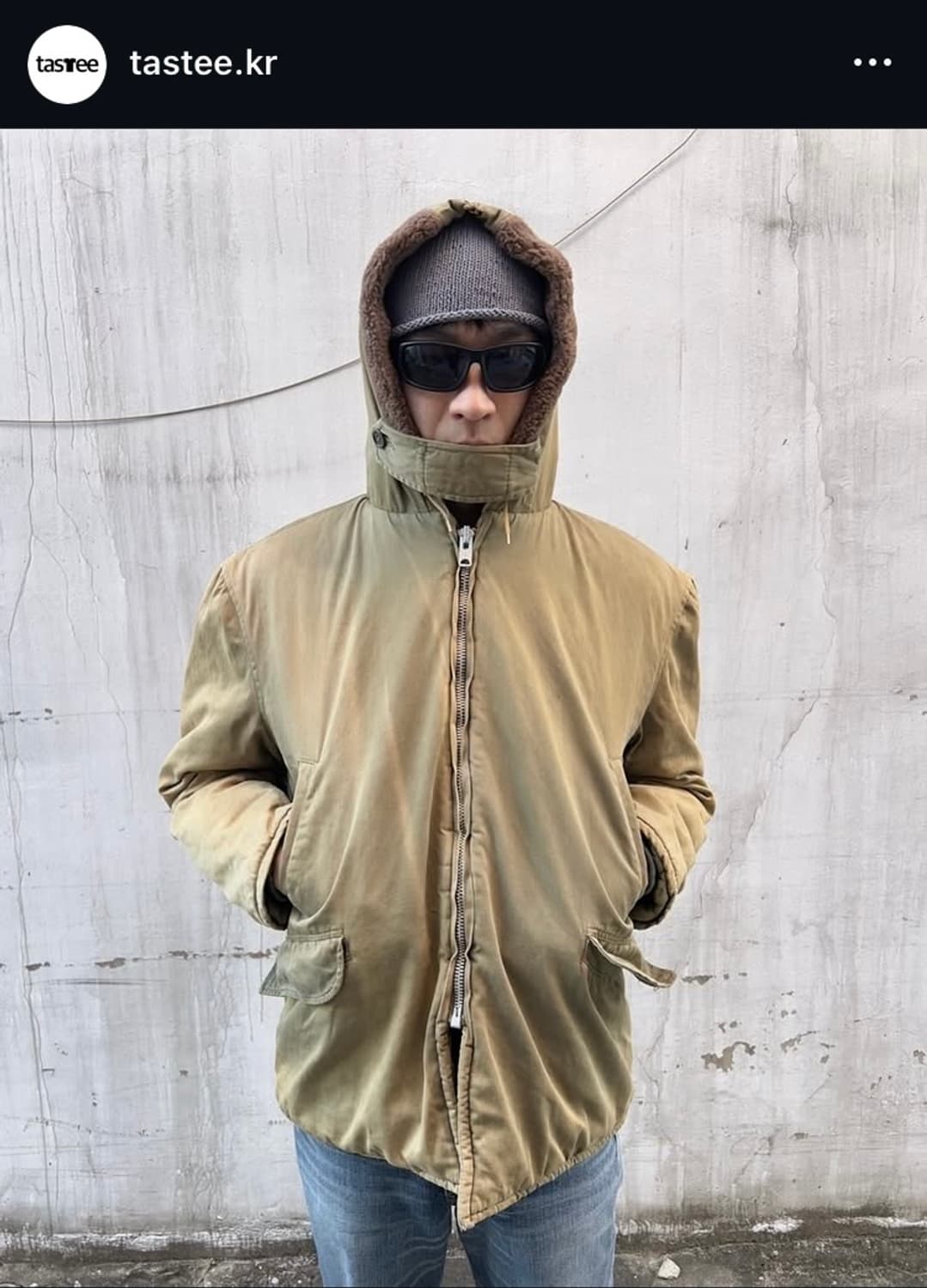 70s 선페이드 밀리터리 파카 상품이미지8