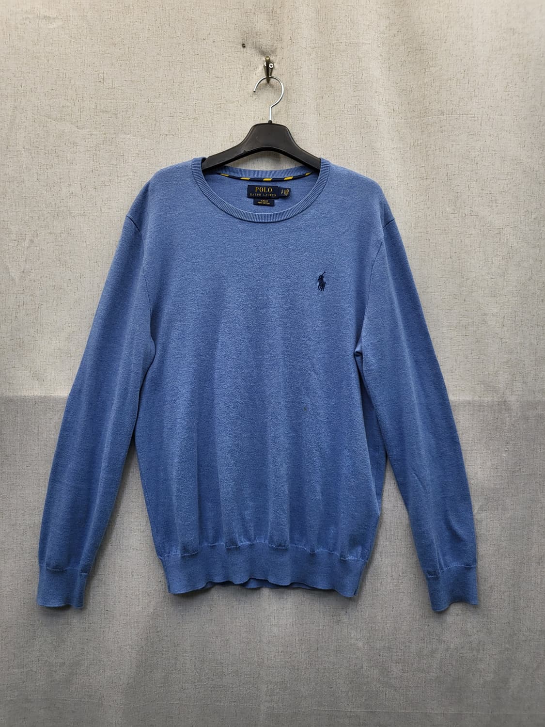 폴로 랄프로렌 블루 라운드넥 니트 상품이미지1
