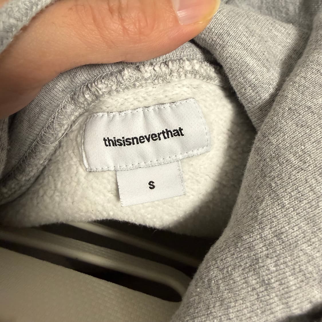 디스이즈네버댓 후드티 그레이 S 상품이미지3