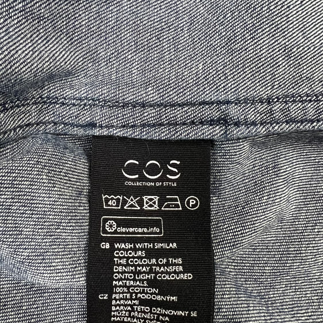 38) COS 코스 인디고 데님 원피스 청원피스 상품이미지6